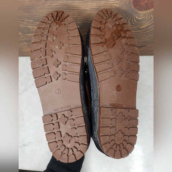 Vintage totes duck womens shoes with thermolite insulation brown & navy … - Picture 9 of 10